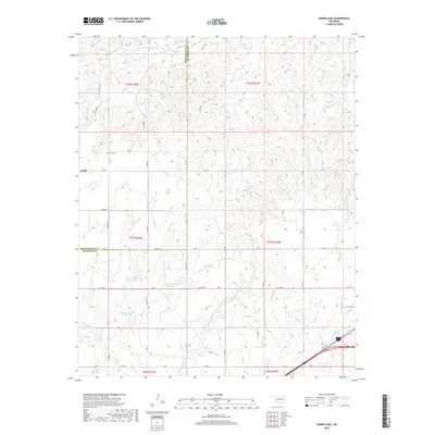 2018 Map of Baker Lake, 2018 Print