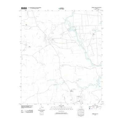 2010 Map of Baker Lake, 2010 Print