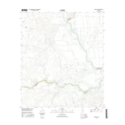 2016 Map of Baker Lake, 2016 Print