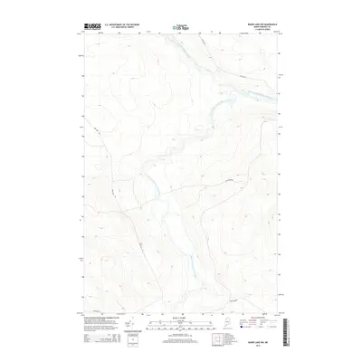 2014 Map of Baker Lake NW, 2014 Print