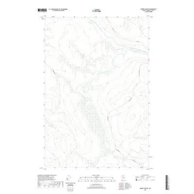 2018 Map of Baker Lake NW, 2018 Print