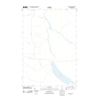 2011 Map of Baker Lake, 2011 Print