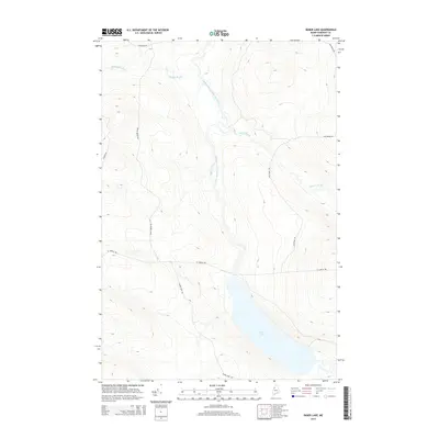 2014 Map of Baker Lake, 2014 Print