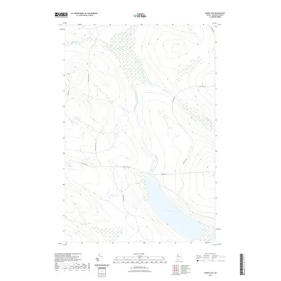 2021 Map of Baker Lake, 2021 Print