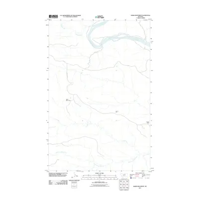 2011 Map of Baker Monument, 2011 Print