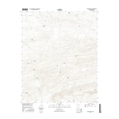 2016 Map of Baker Mountain, 2016 Print