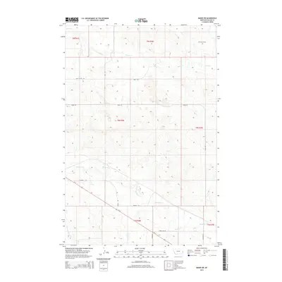 2014 Map of Baker NW, 2014 Print