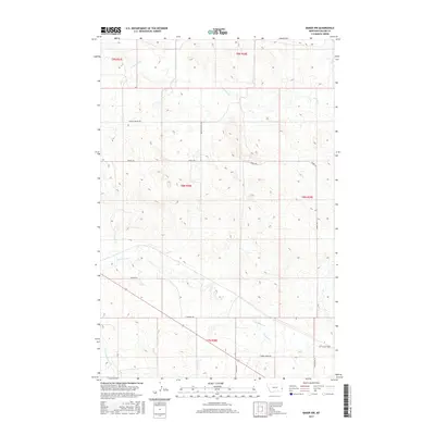2017 Map of Baker NW, 2017 Print