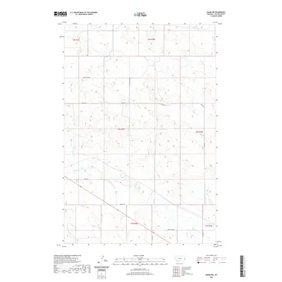 2020 Map of Baker NW, 2020 Print