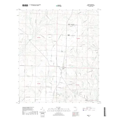 2018 Map of Baker, 2018 Print