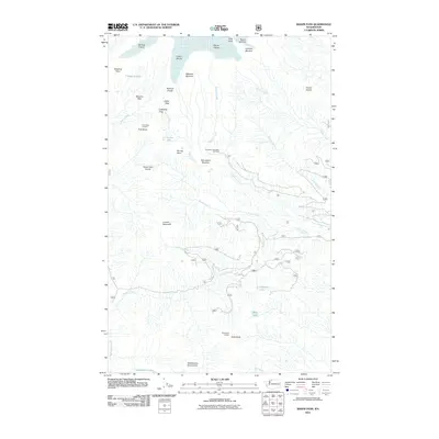 2011 Map of Baker Pass, 2011 Print