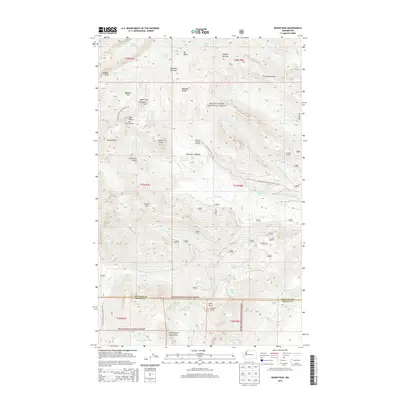 2014 Map of Baker Pass, 2014 Print
