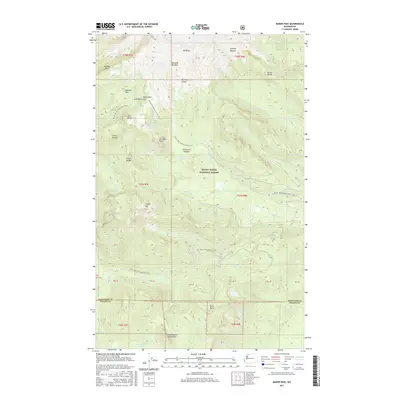 2017 Map of Baker Pass, 2017 Print