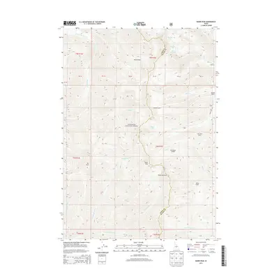 2013 Map of Baker Peak, 2013 Print