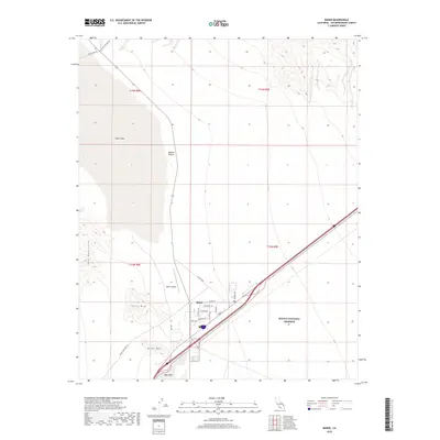 2018 Map of Baker, 2018 Print