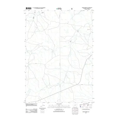 2012 Map of Baker Spring, 2012 Print