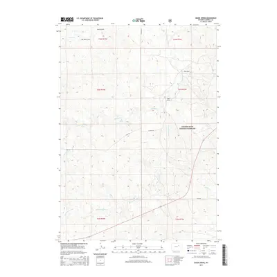 2015 Map of Baker Spring, 2015 Print