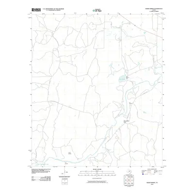 2010 Map of Baker Spring, 2010 Print