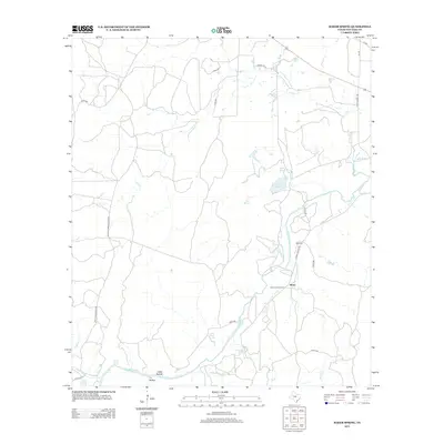 2013 Map of Baker Spring, 2013 Print