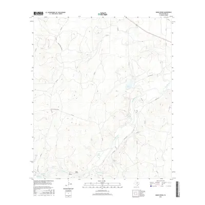 2016 Map of Baker Spring, 2016 Print