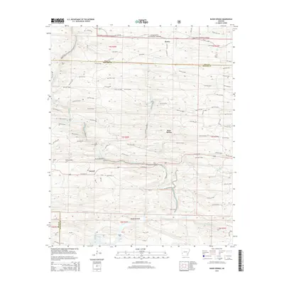2014 Map of Baker Springs, 2014 Print