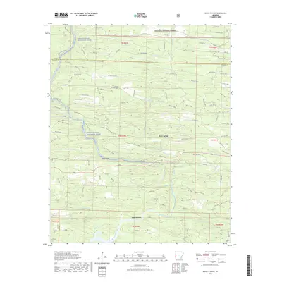 2020 Map of Baker Springs, 2020 Print
