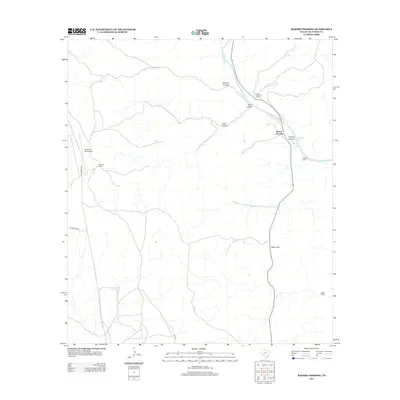 2013 Map of Bakers Crossing, 2013 Print