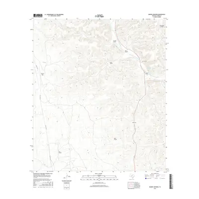 2016 Map of Bakers Crossing, 2016 Print