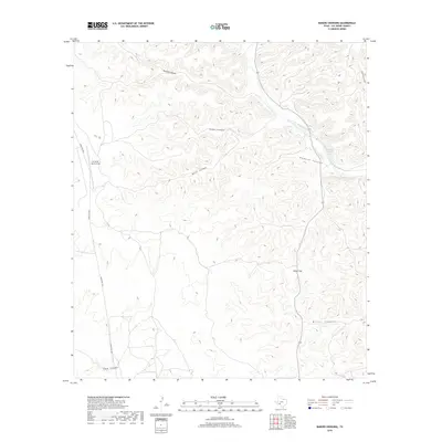 2019 Map of Bakers Crossing, 2019 Print