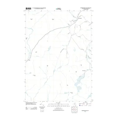 2013 Map of Bakers Mills, 2013 Print