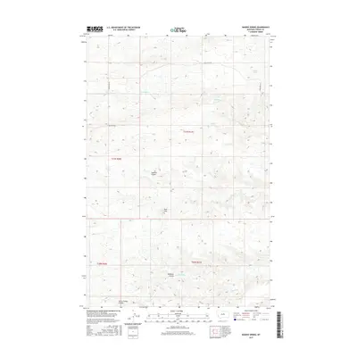 2017 Map of Bakers Spring, 2017 Print