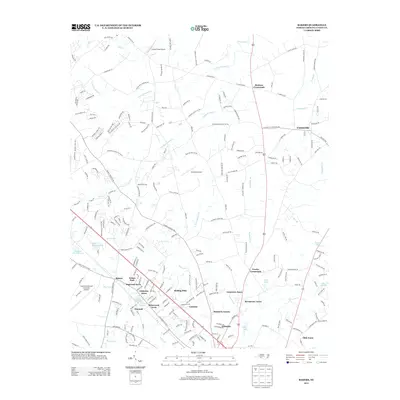 2013 Map of Bakers, 2013 Print
