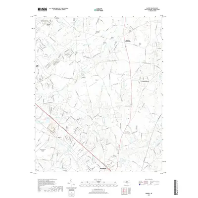 2019 Map of Bakers, 2019 Print