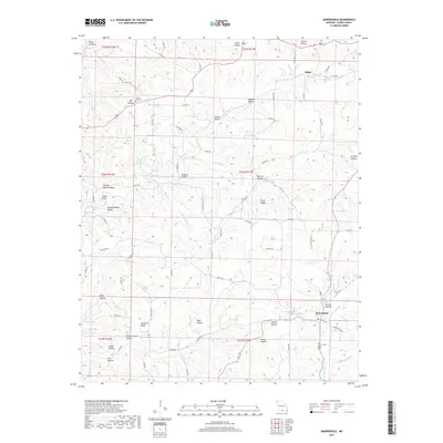 2017 Map of Bakersfield, 2017 Print