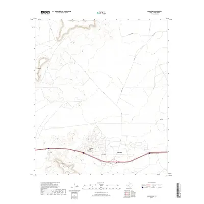 2019 Map of Bakersfield, 2019 Print