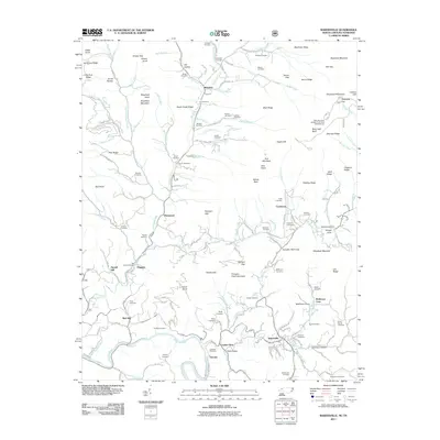 2011 Map of Bakersville, 2011 Print