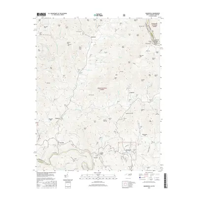2016 Map of Bakersville, 2016 Print