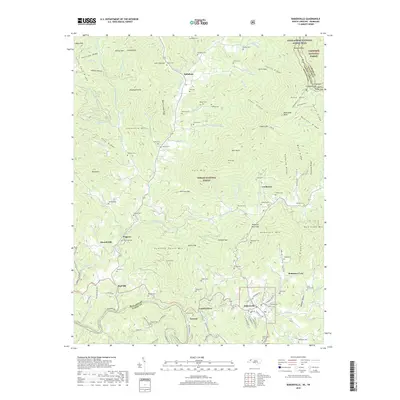 2019 Map of Bakersville, 2019 Print