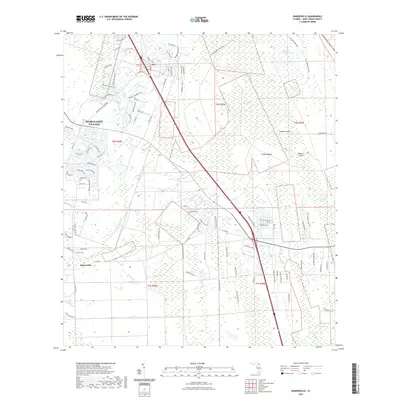 2021 Map of Bakersville, 2021 Print