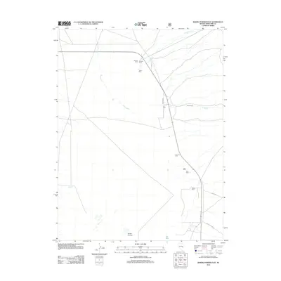 2012 Map of Baking Powder Flat, 2012 Print
