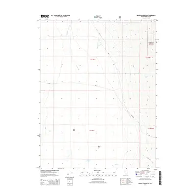 2014 Map of Baking Powder Flat, 2014 Print