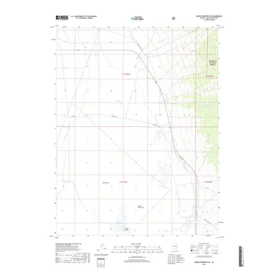 2018 Map of Baking Powder Flat, 2018 Print