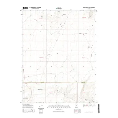 2014 Map of Baking Skillet Knoll, 2014 Print