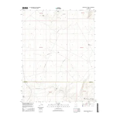 2017 Map of Baking Skillet Knoll, 2017 Print