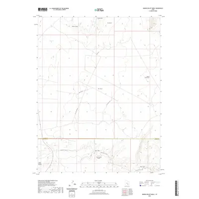2020 Map of Baking Skillet Knoll, 2020 Print