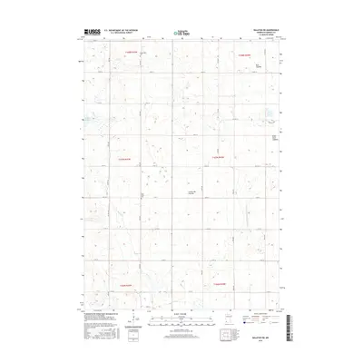 2016 Map of Balaton SW, 2016 Print