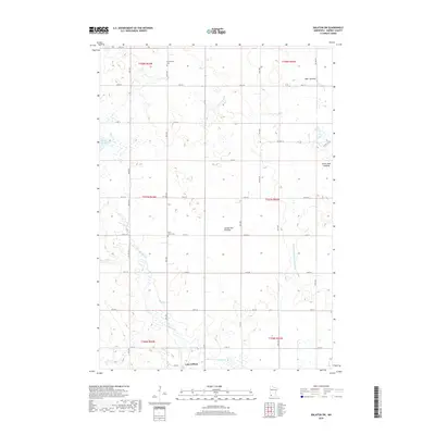 2019 Map of Balaton SW, 2019 Print