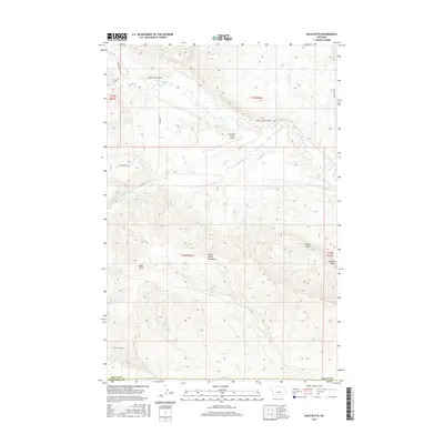 2017 Map of Bald Butte, 2017 Print