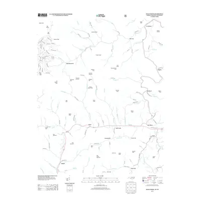 2013 Map of Bald Creek, 2013 Print