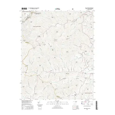 2016 Map of Bald Creek, 2016 Print